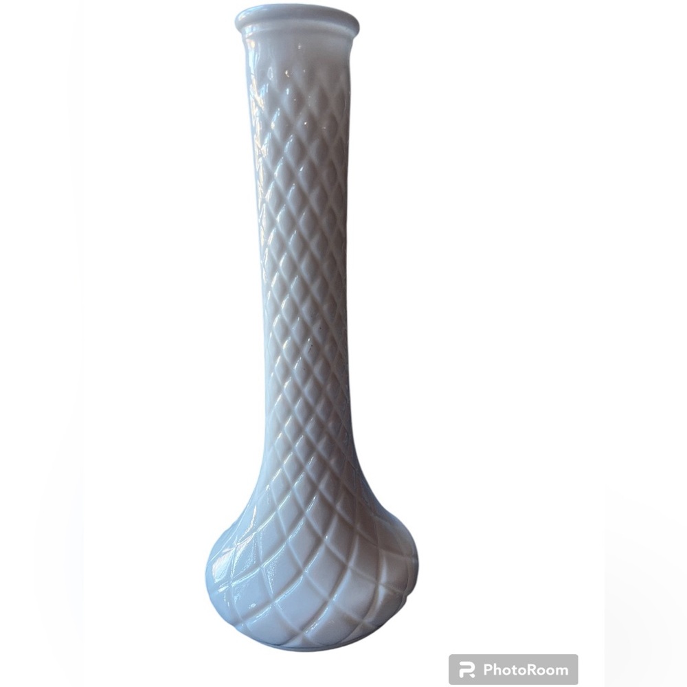 Vintage Hoosier Milk Glass Bud Vase
